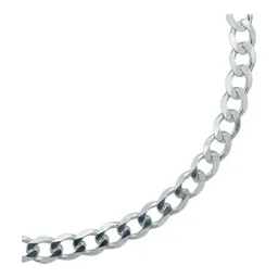 Pulsera Plata 925 Cadena Cubana Abierta Hombre 20cm - Imagen 4