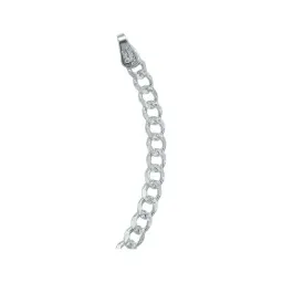 Pulsera Plata 925 Cadena Cubana Diamantada 4mm Unisex - Imagen 5