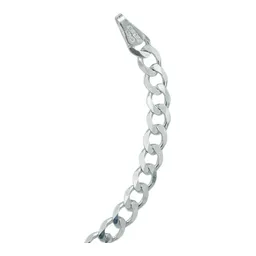 Pulsera Plata 925 Cadena Cubana Eslabón 5mm para Hombre 21cm - Imagen 4
