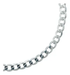 Pulsera Plata 925 Cadena Cubana Eslabón 5mm para Hombre 21cm - Imagen 4