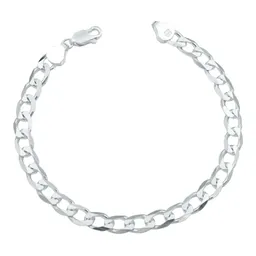 Pulsera Plata 925 Cadena Cubana Gruesa para Hombre - Imagen 1