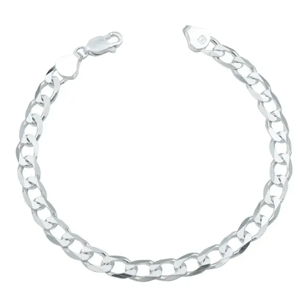 Pulsera Plata 925 Cadena Cubana Gruesa para Hombre - Imagen 1