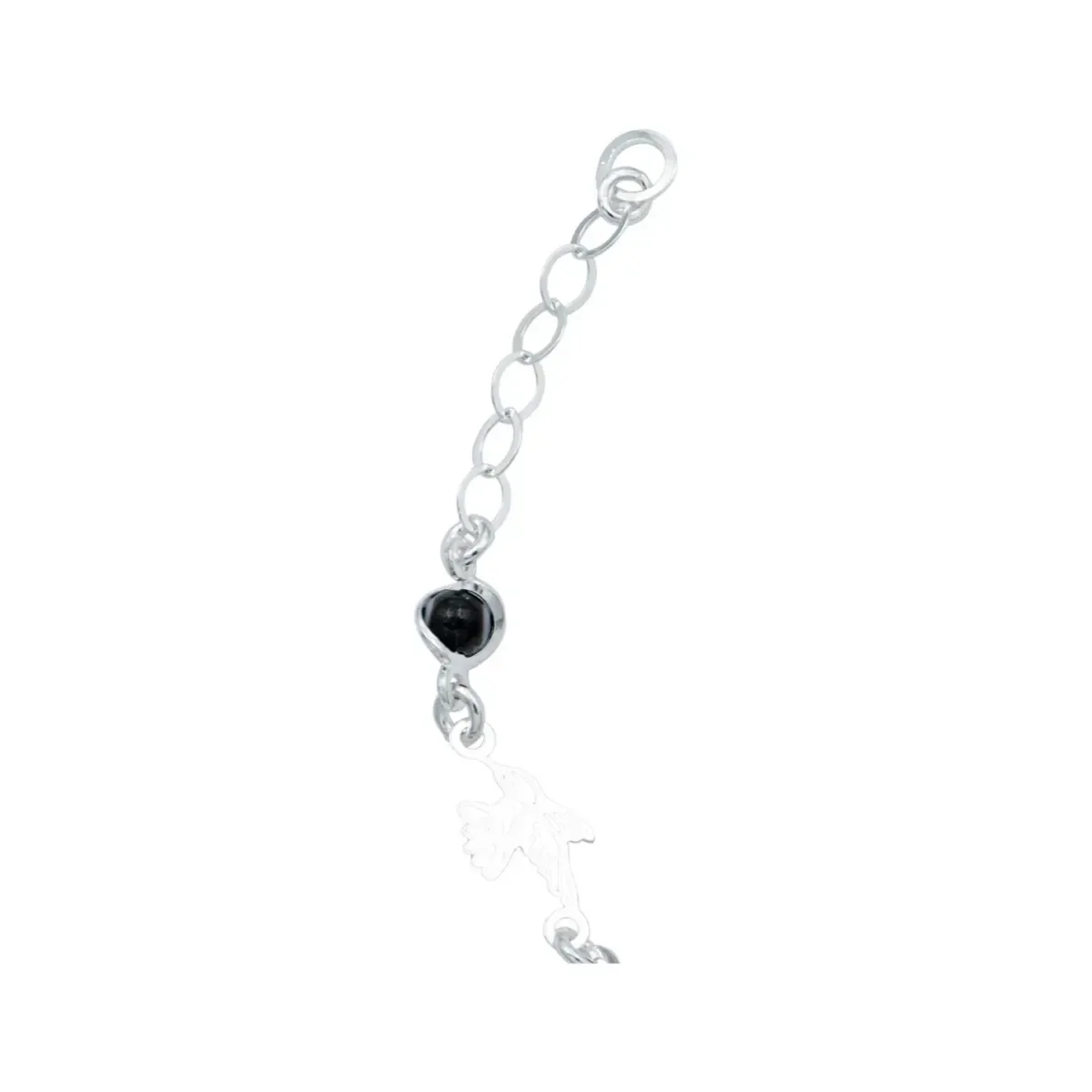 Pulsera Plata 925 Colibrí Ojo Turco Multicolor Ajustable - Imagen 5
