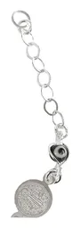Pulsera Plata 925 con Medallas San Benito Multicolor Ajustable - Imagen 3