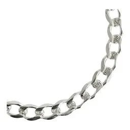 Pulsera Plata .925 Cubana Diamantada para Hombre 21cm - Imagen 3