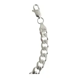 Pulsera Plata .925 Cubana Diamantada para Hombre 21cm - Imagen 5