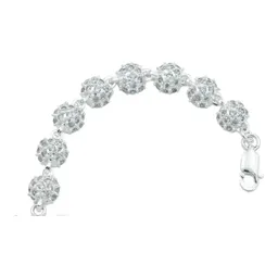 Pulsera Plata 925 Diseño Oso Corazón con Zirconia Violeta - Imagen 3