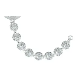 Pulsera Plata 925 Diseño Oso Corazón con Zirconia Violeta - Imagen 4