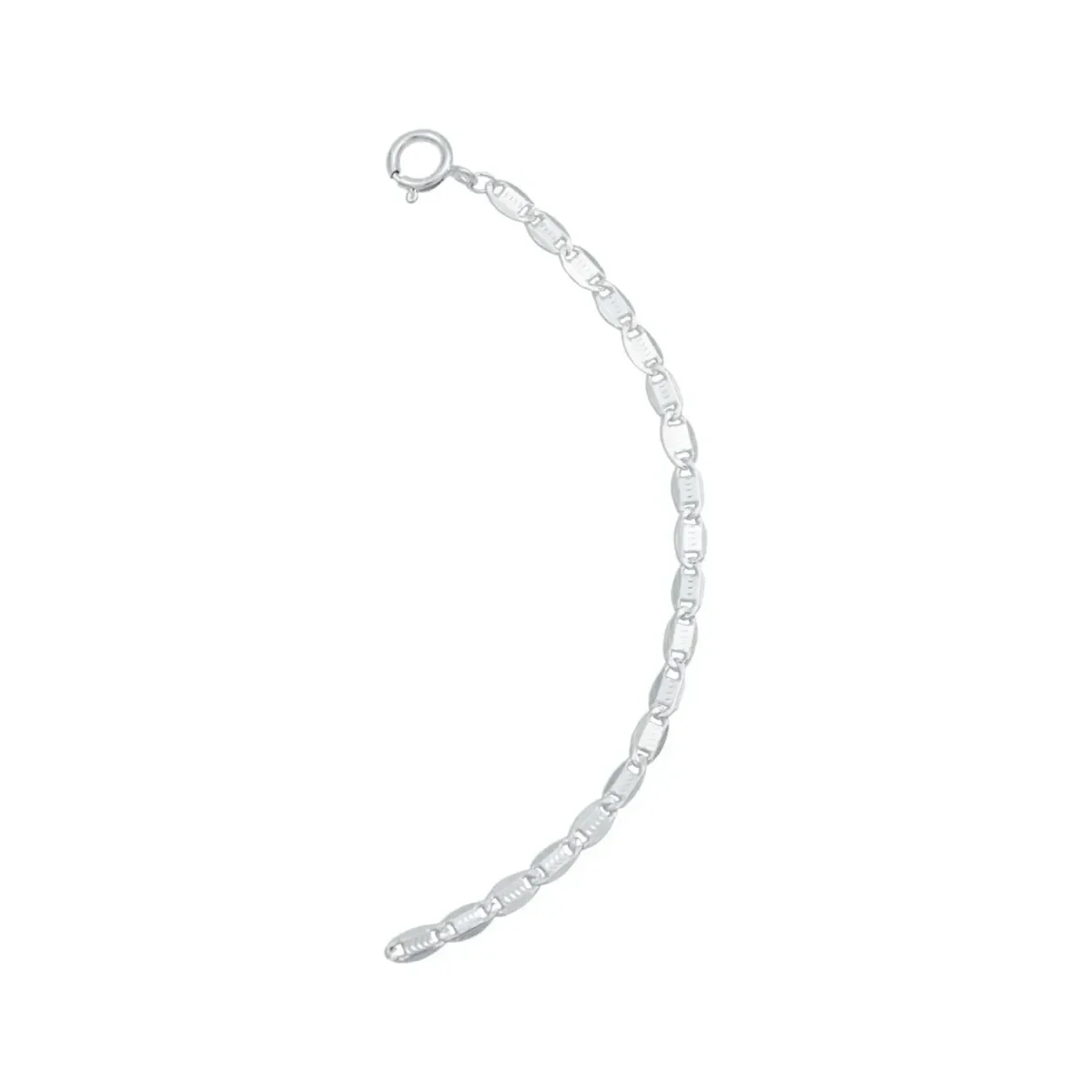 Pulsera Plata 925 Marinera Diamantada Mujer - Imagen 3