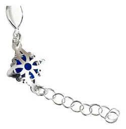 Pulsera Plata .925 Nudo Bruja con Zirconia Azul Ajustable - Imagen 3