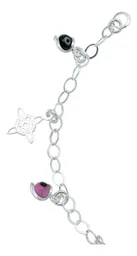 Pulsera Plata .925 Nudo Bruja Ojo Turco Ajustable para Protección - Imagen 4