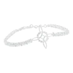 Pulsera Plata 925 Nudo Bruja Zirconias Colores Ajustable - Imagen 1