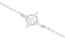 Pulsera Plata 925 Nudo de Bruja Ajustable Artesanal - Imagen 2