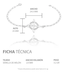 Pulsera Plata 925 Nudo de Bruja Ajustable Artesanal - Imagen 5