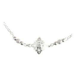 Pulsera Plata 925 Nudo de Bruja con Piedras Naturales Ajustable - Imagen 2