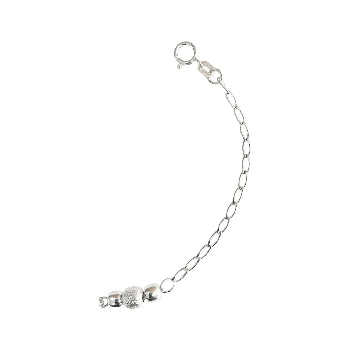 Pulsera Plata 925 Nudo de Bruja con Piedras Naturales Ajustable - Imagen 4