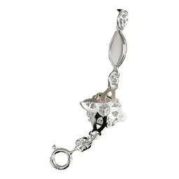 Pulsera Plata 925 Nudo de Bruja con Zirconia Ajustable Liso - Imagen 3