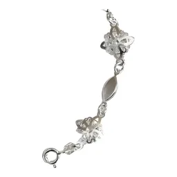 Pulsera Plata 925 Nudo de Bruja con Zirconia Ajustable Liso - Imagen 4