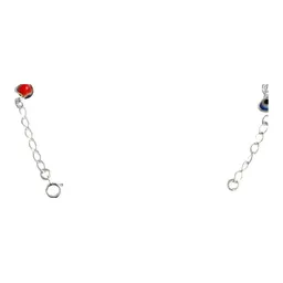 Pulsera Plata 925 Nudo de Bruja con Zirconias Multicolor Ajustable - Imagen 4