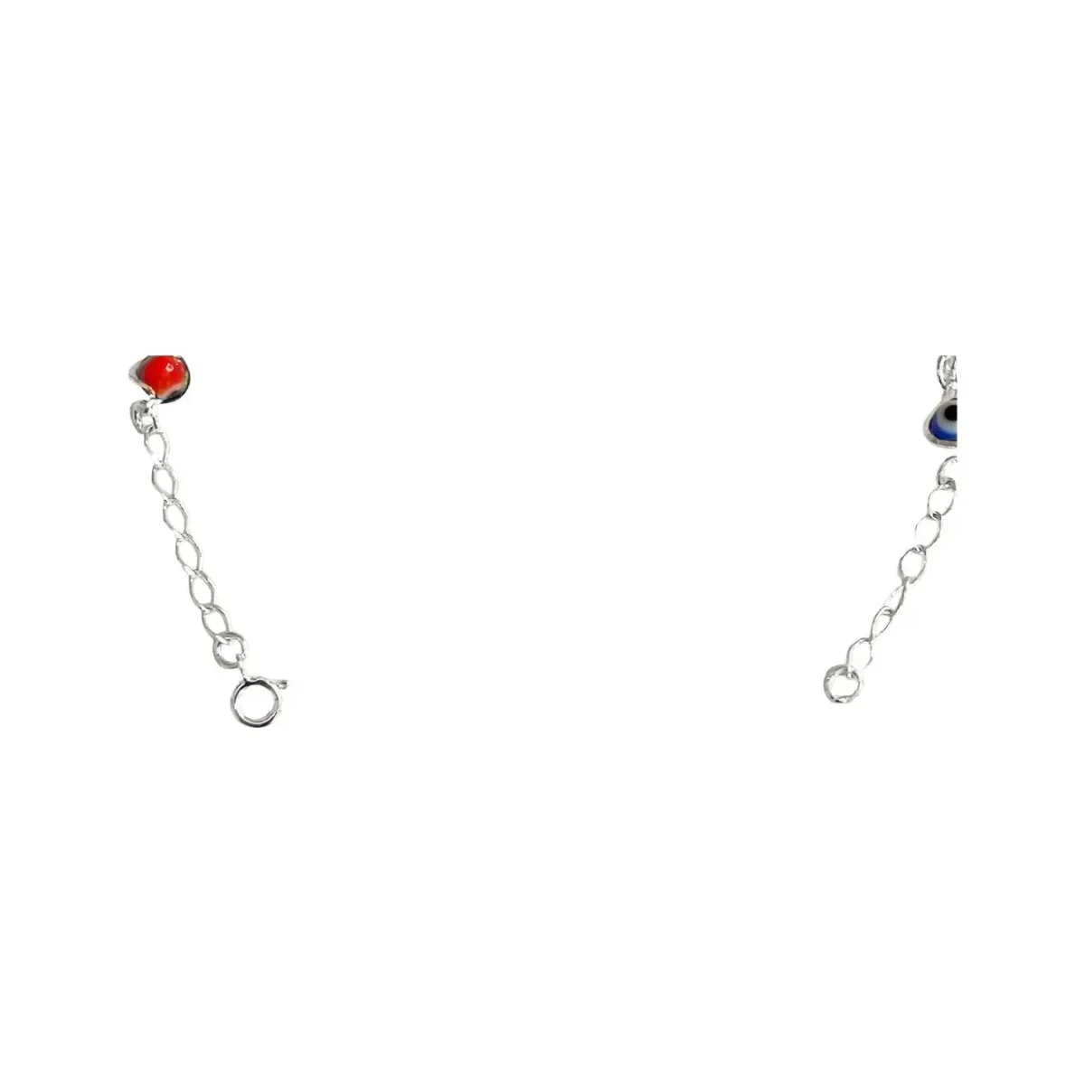 Pulsera Plata 925 Nudo de Bruja con Zirconias Multicolor Ajustable - Imagen 4