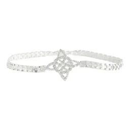 Pulsera Plata 925 Nudo de Bruja Diamantada con Zirconias - Imagen 2