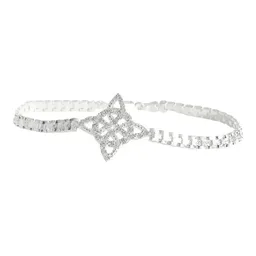 Pulsera Plata 925 Nudo de Bruja Diamantada con Zirconias - Imagen 3