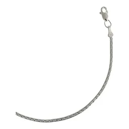 Pulsera Plata .925 Planchada Diamantada 17.5cm - Imagen 2