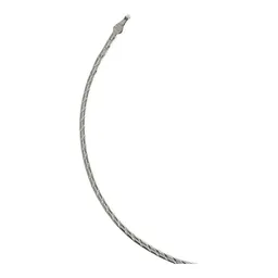 Pulsera Plata .925 Planchada Diamantada 17.5cm - Imagen 3
