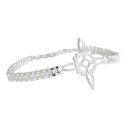 Pulsera Plata 925 Rolo Nudo Bruja con Zirconias Multicolor - Imagen 1