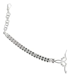 Pulsera Plata 925 Rolo Nudo Bruja con Zirconias Multicolor - Imagen 6