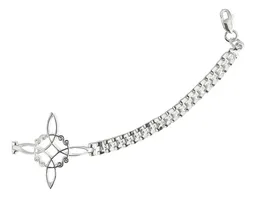 Pulsera Plata 925 Rolo Nudo Bruja con Zirconias Multicolor - Imagen 7