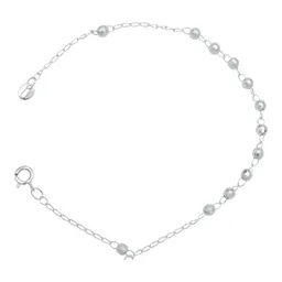 Pulsera Plata 925 San Benito Medalla Facetada 18cm - Imagen 3