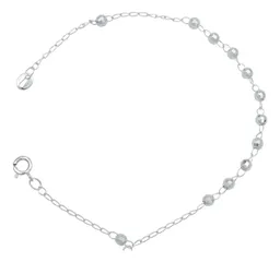 Pulsera Plata 925 San Benito Medalla Facetada 18cm - Imagen 3