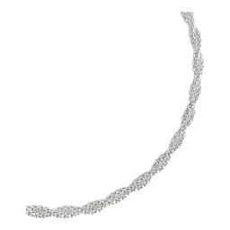 Pulsera Plata 925 Tejido Torzal Espuma Mar Italiana para Mujer - Imagen 2