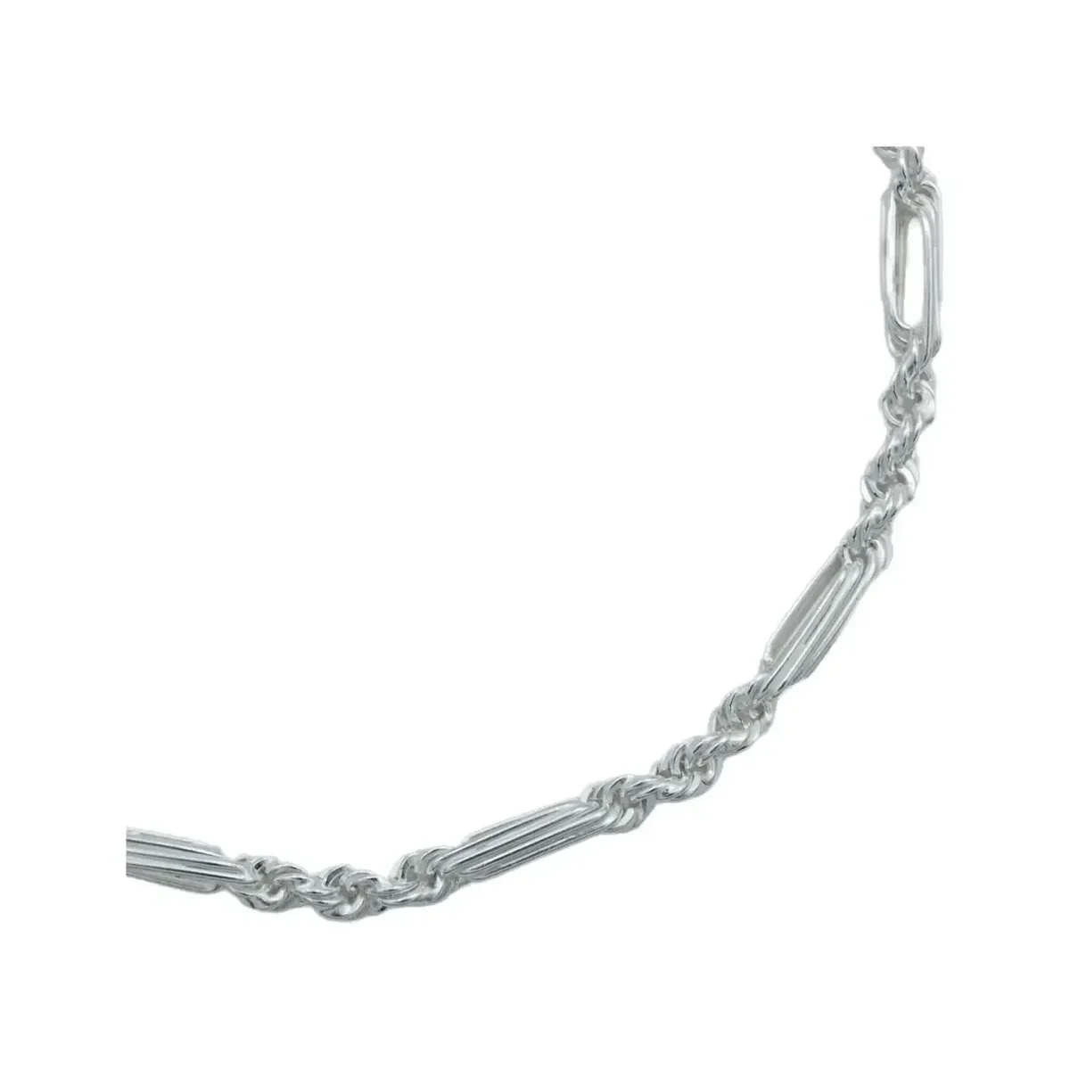 Pulsera Plata 925 Torsal Figaro para Hombre - Imagen 3
