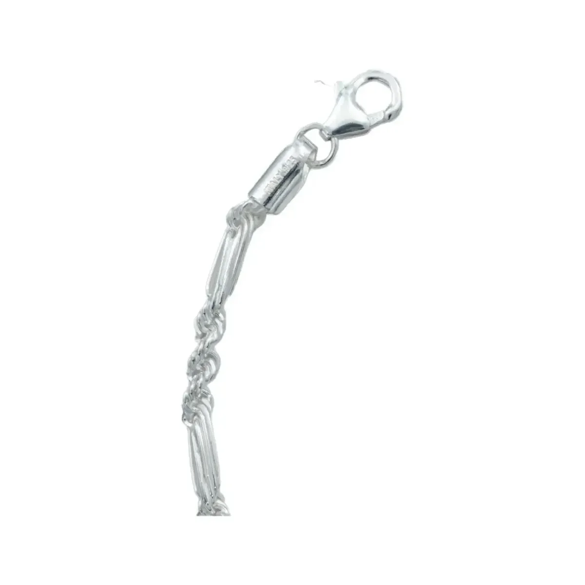 Pulsera Plata 925 Torsal Figaro para Hombre - Imagen 4