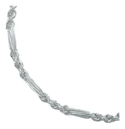 Pulsera Plata Ley .925 Torsal Figaro para Hombre - Imagen 2