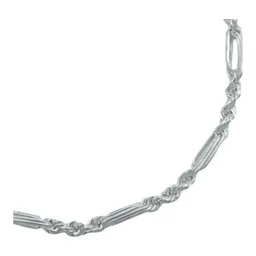 Pulsera Plata Ley .925 Torsal Figaro para Hombre - Imagen 3
