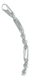 Pulsera Plata Ley .925 Torsal Figaro para Hombre - Imagen 5