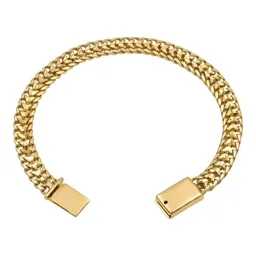 Pulsera de Oro 10k Tejido Petatillo 18 cm 7 mm Broche A Presión - Imagen 2