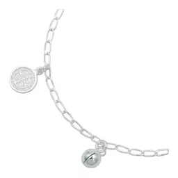 Pulsera Plata 925 Medalla San Benito Doble Vista Protección - Imagen 2