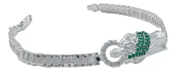 Pulsera San Judas Tadeo Rolo con Zirconias Plata .925 17.5cm - Imagen 3