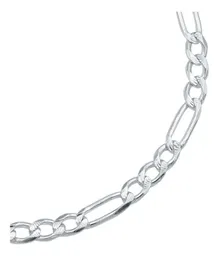 Pulsera Esclava Plata .925 Tejido Figaro 3x1 Diamantada para Hombre - Imagen 3