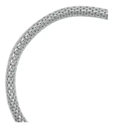 Pulsera Plata 925 Tejido Malla para Hombre 18.5cm - Imagen 5
