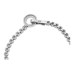 Pulsera Tenis de Plata .925 con Zirconia 3 mm Broche Circular - Imagen 2
