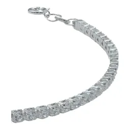 Pulsera Plata 925 Tenis Zirconia Blanca 21cm - Imagen 3