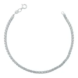 Pulsera Plata 925 Tenis Zirconia Blanca 21cm - Imagen 4