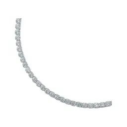 Pulsera Plata 925 Tenis Zirconia Blanca 21cm - Imagen 5