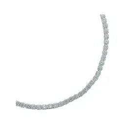 Pulsera Plata 925 Tenis Zirconia Blanca 21cm - Imagen 6
