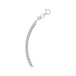Pulsera Plata 925 Tenis Zirconia Blanca 21cm - Imagen 7
